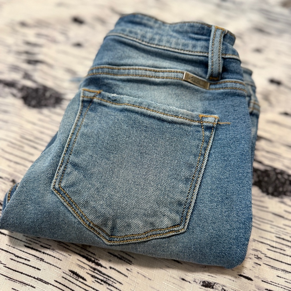 KanCan Medium Blue Button-Fly Skinny Jeans - Picture 8 of 8